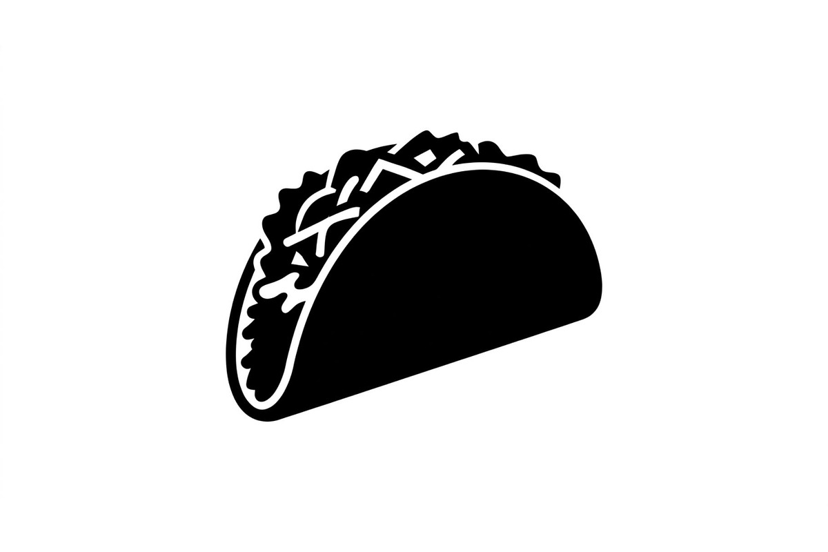 Stuffed Taco Silhouette Collection, an Object Graphic by Designer_Momina (Photo 3 of 3)