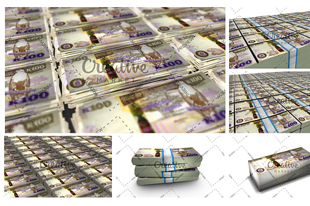 Set of Zambia 100 Kwacha Money, an Object 3D Model by AhmedZ - Motion Picture