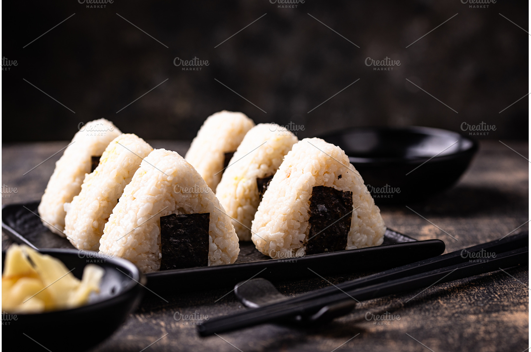 Onigiri, traditional japanese dish, a Food & Drink Photo by Yulia Furman