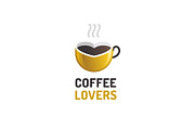 Coffee Lovers - Logo Template, a Branding & Logo Template by Zomorsky (Thumbnail 1 of 4)