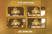 Cozy Autumn Bear Stream Package, a Graphic by TheDoodleSweets (Thumbnail 3 of 7)