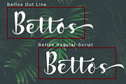 Bettos Font Duo, a Script Font by StudioRz (Thumbnail 2 of 8)
