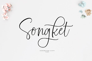 Songket Handwritten Script