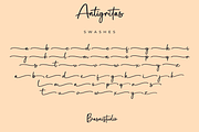 Antigritas – a Chic Handwritten Font, a Handwritten Font by Basnistudio (Thumbnail 10 of 12)