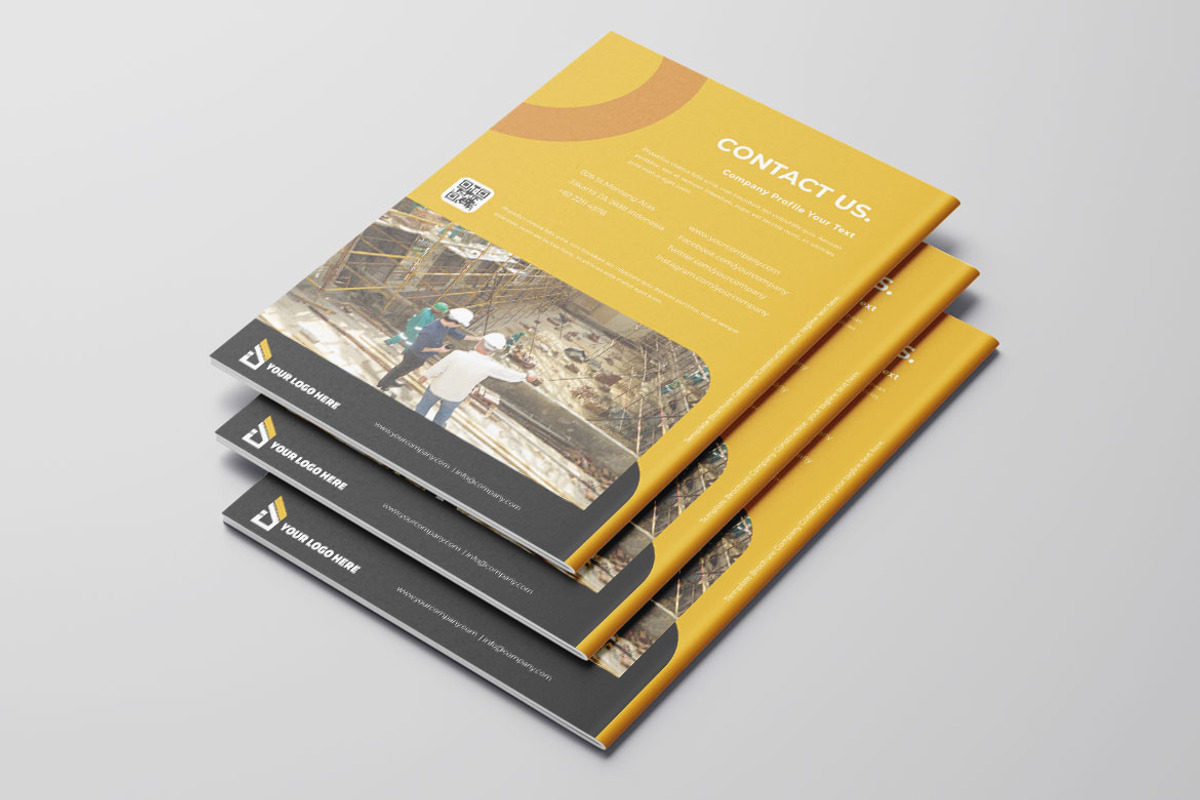 Construction Brochure Vol.4, a Brochure Template by Bewalrus Studio (Photo 13 of 13)
