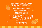 Orange Squishy - A Fun & Cozy Font, a Handwritten Font by khurasan (Thumbnail 6 of 6)