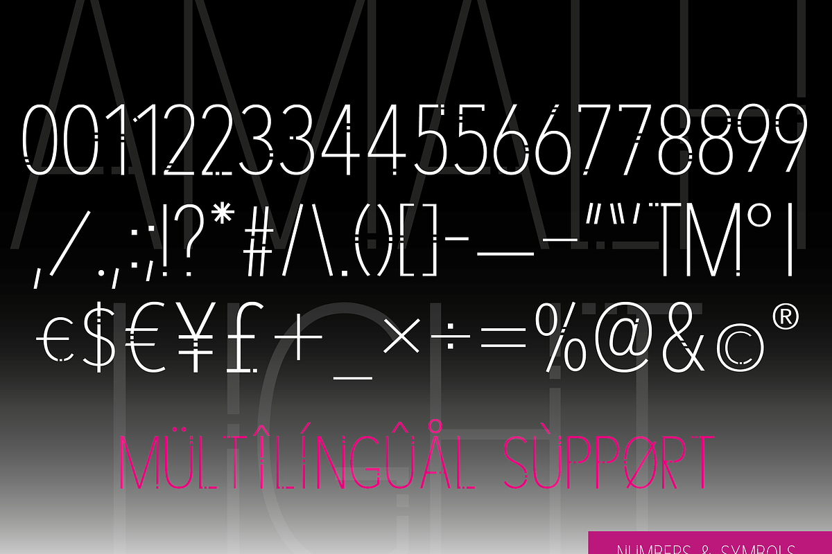 AMALFI - A Modern Font Family, a Sans Serif Font by OkayAnnie Designs (Photo 12 of 12)