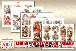 Christmas Steampunk Animals ADDON