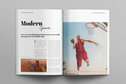 Modern Magazine Template, a Magazine Template by E-Type (Thumbnail 3 of 7)
