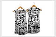Hand Drawn B&W Pattern Collection, a Pattern Graphic by leffka (Thumbnail 3 of 5)