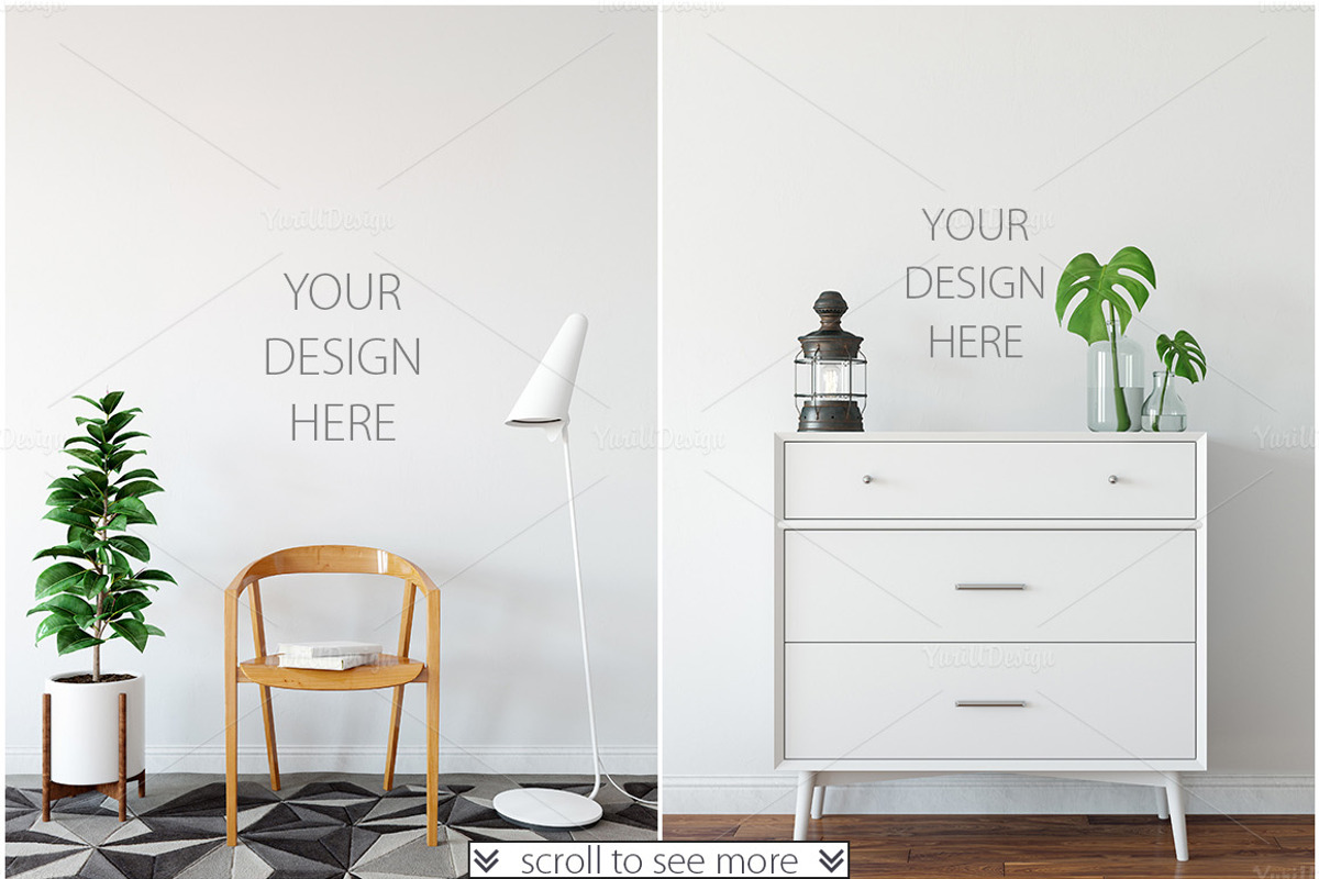 Frame Mockup Bundle Vol 3, a Print Template by Yuri-U (Photo 4 of 17)