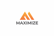 Maximize Letter M Logo Design, a Branding & Logo Template by yopie (Thumbnail 1 of 3)