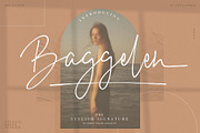 Baggelen - Stylish Signature, a Script Font by SemutHitam Creative (Thumbnail 1 of 10)