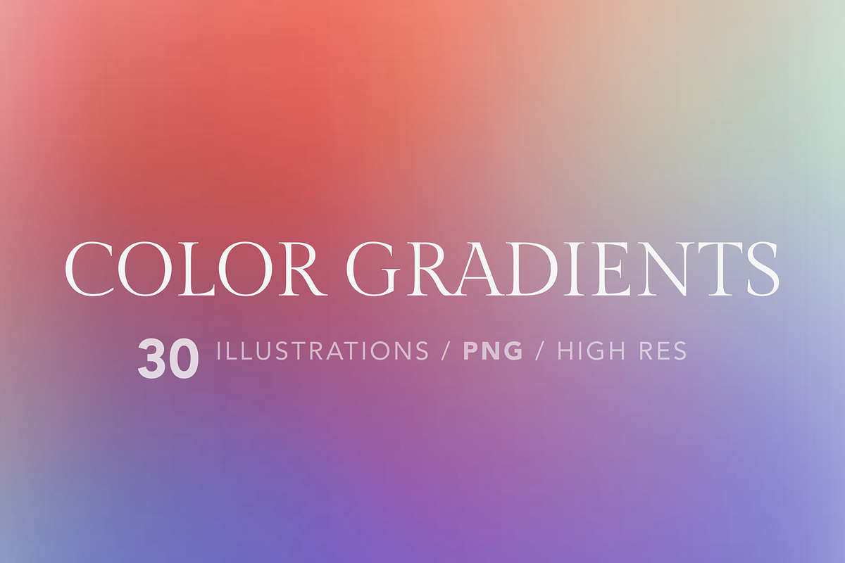 Color Gradients, a Decorative Illustration by Picturesque Stories (Photo 1 of 8)