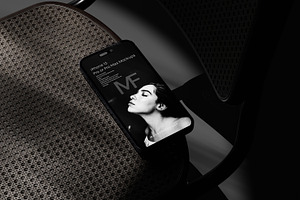 IPhone 15 Dark Moody Mockups