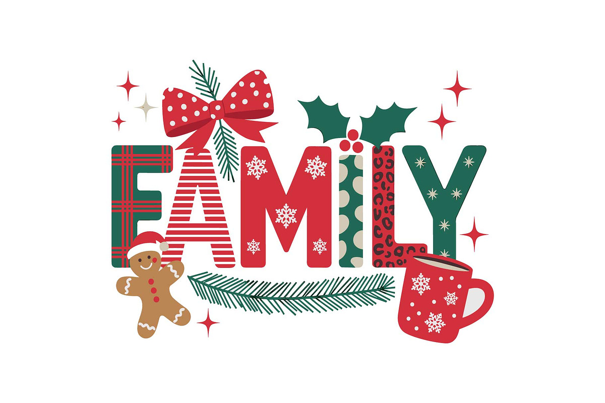 BELIEVE Holiday Quote Art SVG, an Object Graphic by yasushie (Photo 12 of 16)