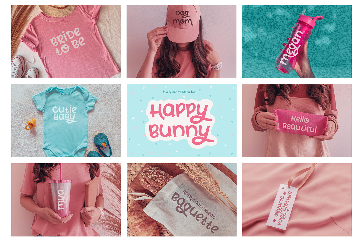 Crafty Bundle - 13 Handwritten Fonts, a Script Font by BarcelonaShop (Photo 6 of 11)