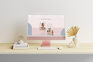 Gigi Squarespace Website Template