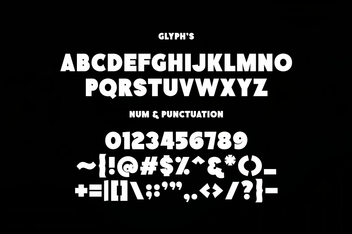 Lazeya - Bold Font, a Sans Serif Font by Monoletter Studio (Photo 4 of 4)
