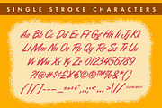 Single Stroke | Retroset Typeface!, a Script Font by StudioWorks (Thumbnail 2 of 10)