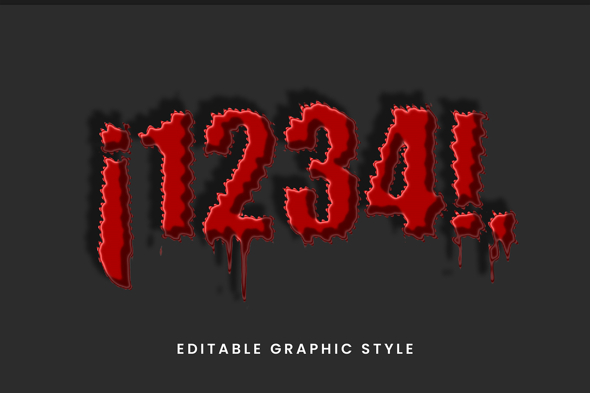 Bloody Drip Horror Text Effect preview 2