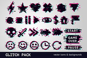 Glitch Vector Elements