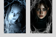 Spooky Spiderweb Overlays, a Texture Graphic by PhotoSpirit (Thumbnail 2 of 8)