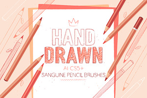 Sanguine Pencil Brushes