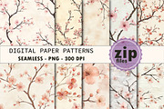 Pink Sakura Printable Texture, a Texture Graphic by CitraGraphics (Thumbnail 1 of 9)
