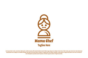 Mother Restaurant Logo Design Icon, a Branding & Logo Template by Morvana Crew