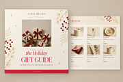 Square Christmas Gift Guide Brochure, a Brochure Template by BrandPacks (Thumbnail 1 of 5)