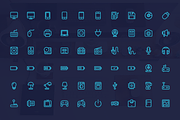 Electronic Devices Icons, an Outline Icon by Limitless (Thumbnail 3 of 3)