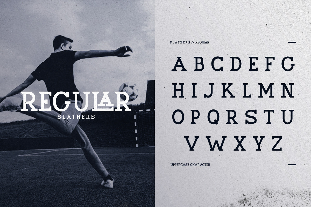 Slathers - Ligature Slab Serif, a Slab Serif Font by Bale Type (Photo 3 of 10)