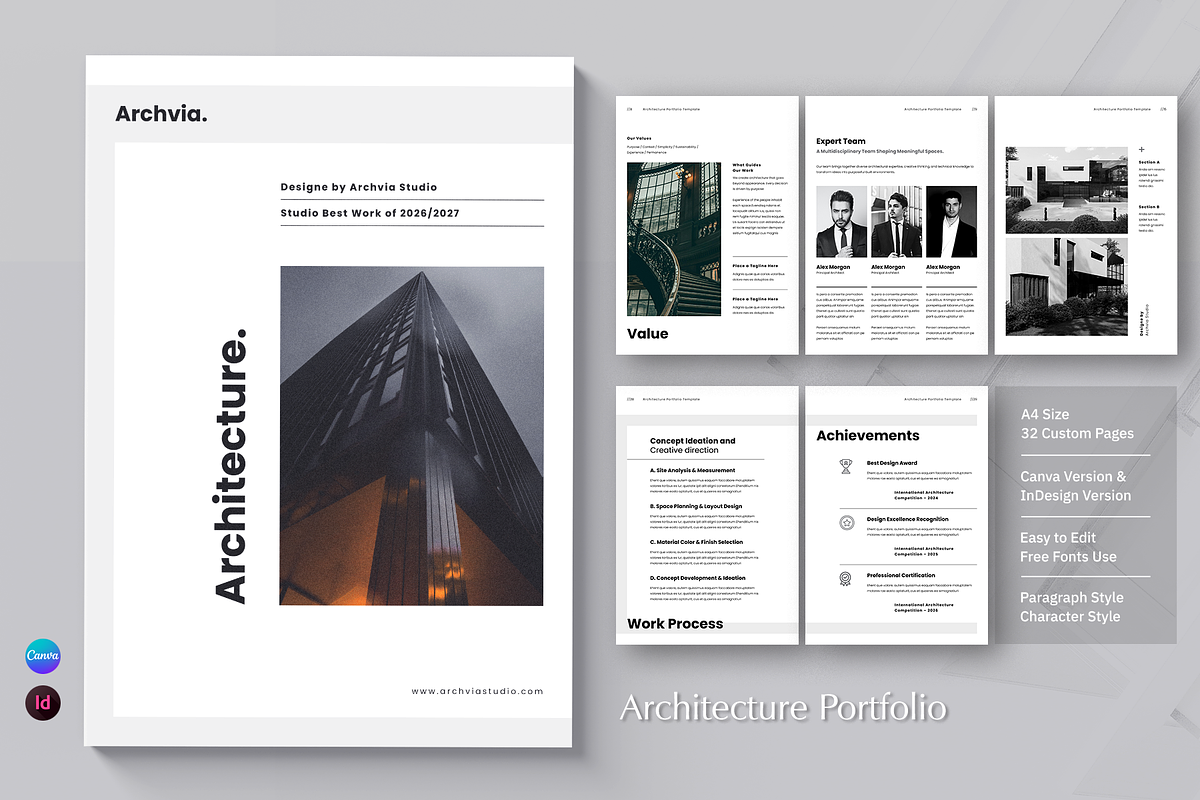 Architecture Portfolio, a Brochure Template by ArtisticLand (Photo 3 of 12)
