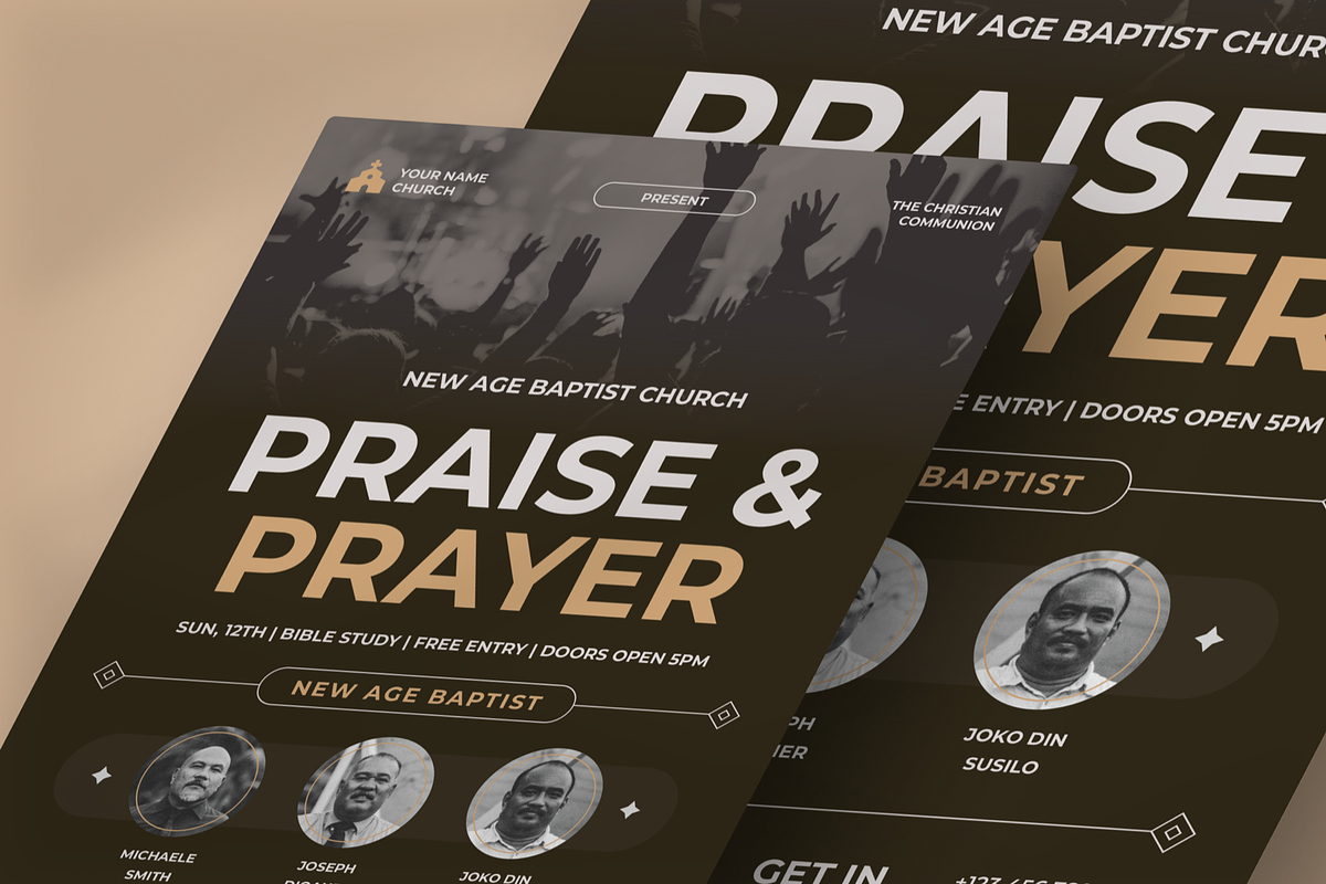 Church Conference Flyer, a Flyer Template by SquidPixey (Photo 2 of 6)