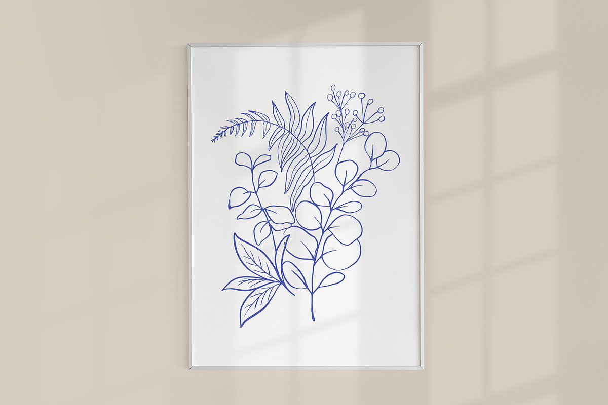 Blue&White. Chinoiserie inspired set, a Decorative Illustration by Liliia Polos Illustration (Photo 2 of 13)