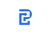 CP letter monogram logo template, a Branding & Logo Template by Logodesignpond (Thumbnail 1 of 2)