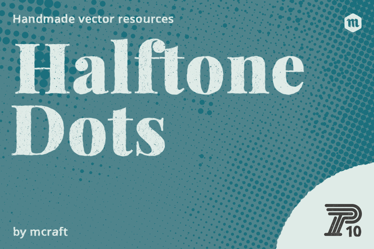 Halftone Dots Texture Pack, a Texture Graphic by Headfonts