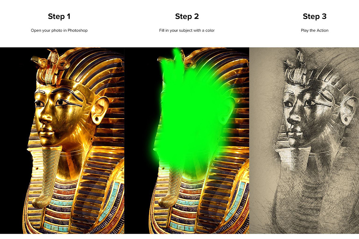 Hand Drawn Photoshop Action, an Action Add-On by Sevenstyles (Photo 2 of 13)