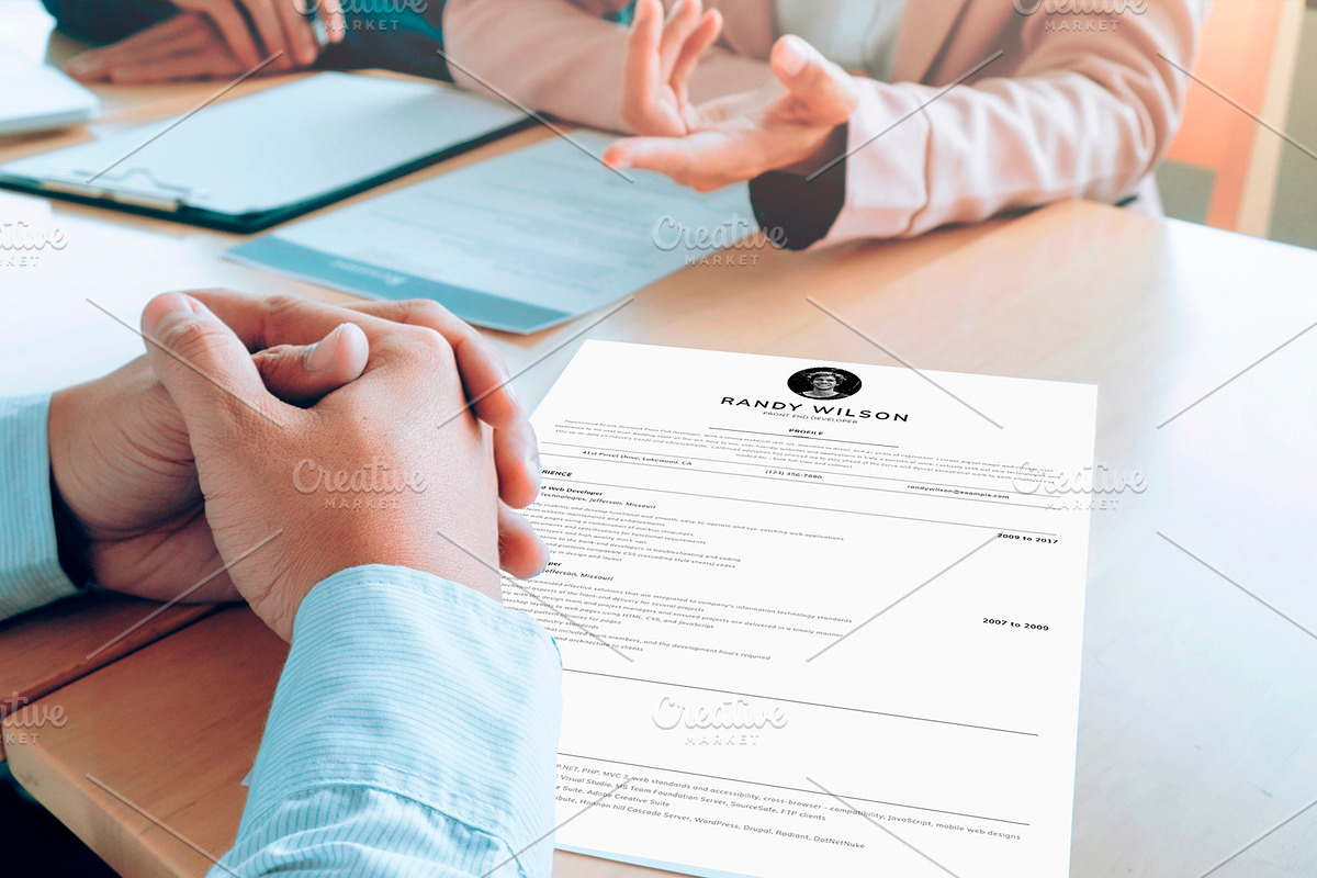 ATS Friendly Resume for Developer, a Resume Template by MotoCMS (Photo 3 of 3)