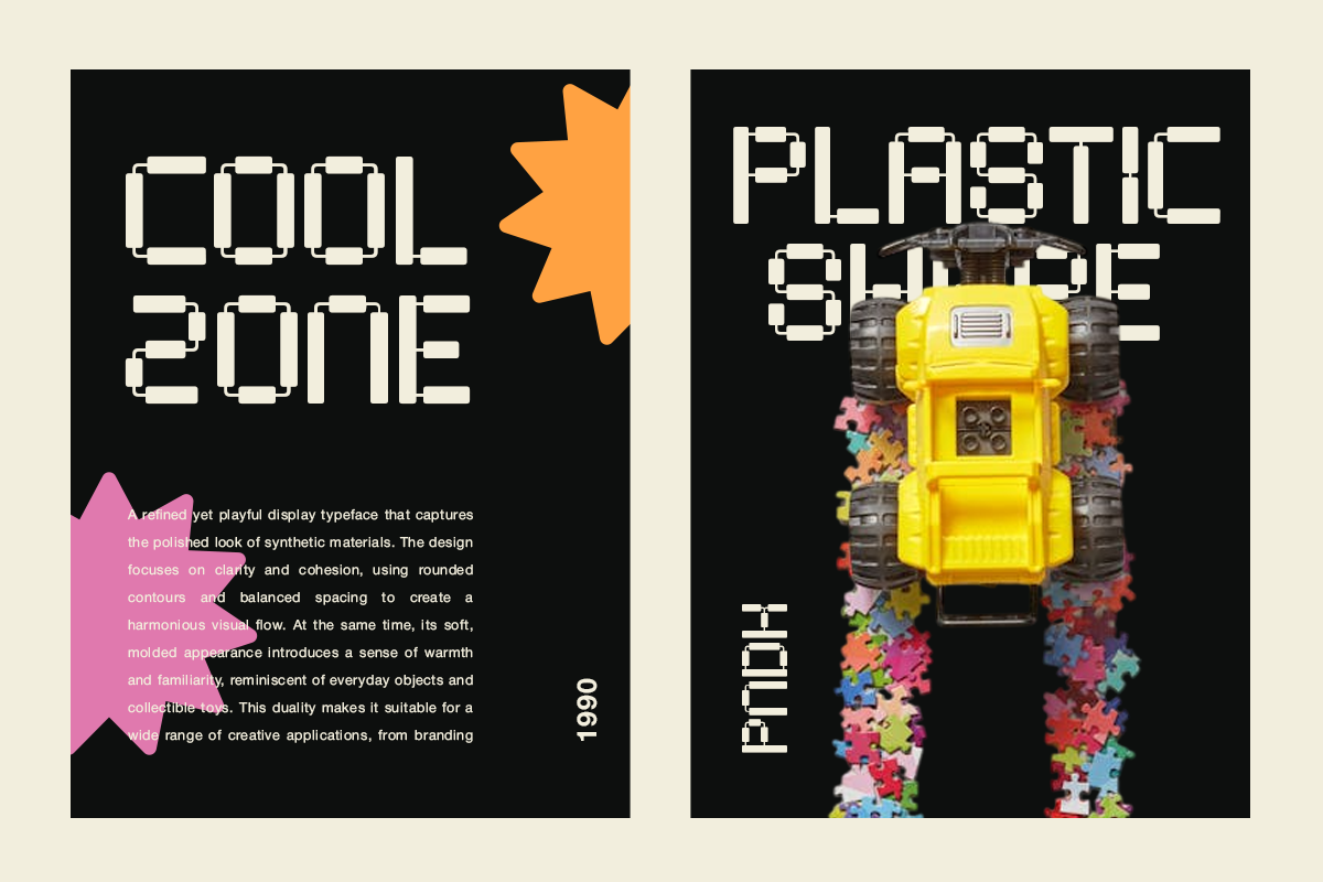 Play Sticz - Modern Plastic Toy Font, a Sans Serif Font by Pandeka Studio (Photo 2 of 9)