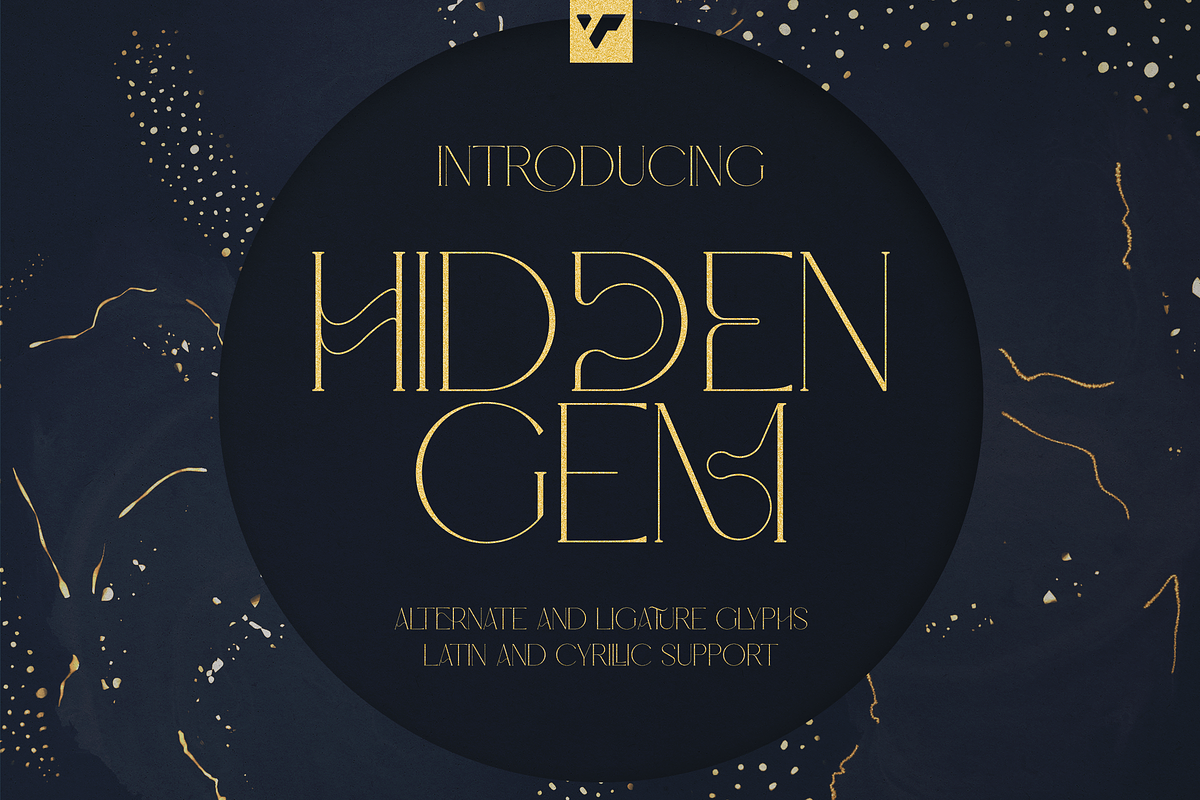 Hidden Gem Serif + Cyrillic and more, a Serif Font by VP Fonts (Photo 1 of 22)