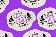 Basic Witch Club - Halloween Font, a Handwritten Font by AndrewPixelType (Thumbnail 9 of 13)
