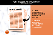 PLR Mental Health Digital Planner, a Templates & Theme by Jennifer Magri Templates (Thumbnail 5 of 9)