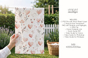 Microfiber Tea Towel Mockup, a Household Mockup by EmpaviMockups (Thumbnail 5 of 6)