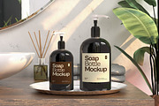 Soap Bottle On Tray Mockup, a Packaging Mockup by graphicook (Thumbnail 2 of 4)