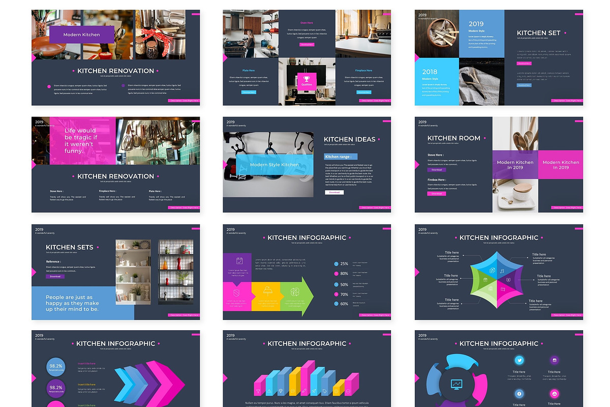 KItchen Stuff - Powerpoint Template, a Presentation Template by AQR Studio