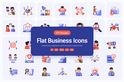 275 Flat Business Icons, an Emoji Icon by Creative Stall (Thumbnail 1 of 11)