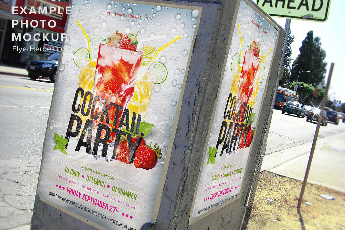 Food Drinks 03, a Flyer Template by FlyerHeroes (Photo 3 of 4)