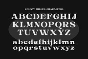 County Miles - Serif Font, a Serif Font by Shakira Studio (Thumbnail 4 of 10)